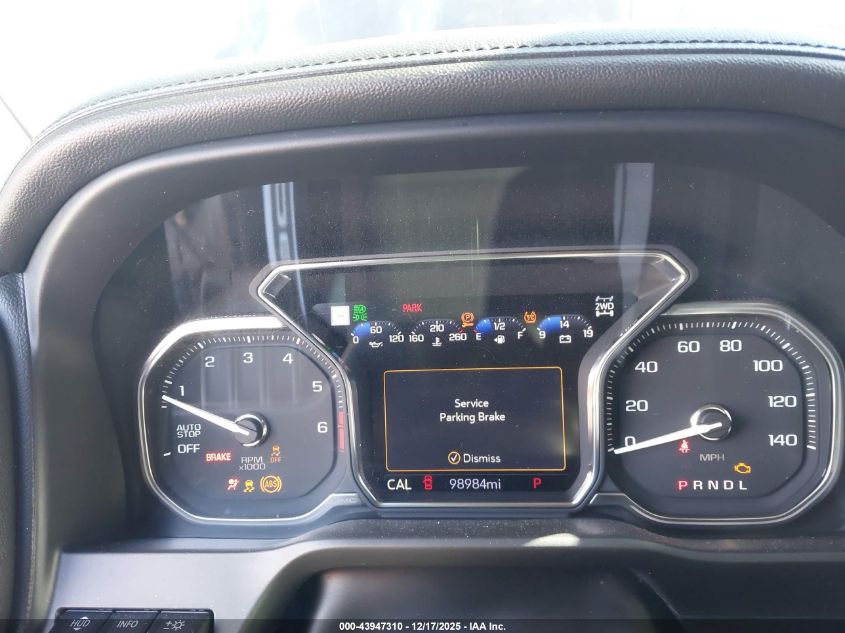 2020 GMC Sierra 1500 Denali VIN: 1GTU9FELXLZ271841 Lot: 43947310