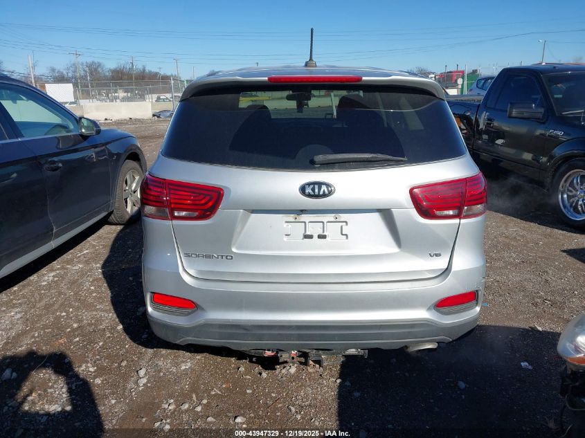 2019 Kia Sorento 3.3L Lx VIN: 5XYPGDA51KG442410 Lot: 43947329