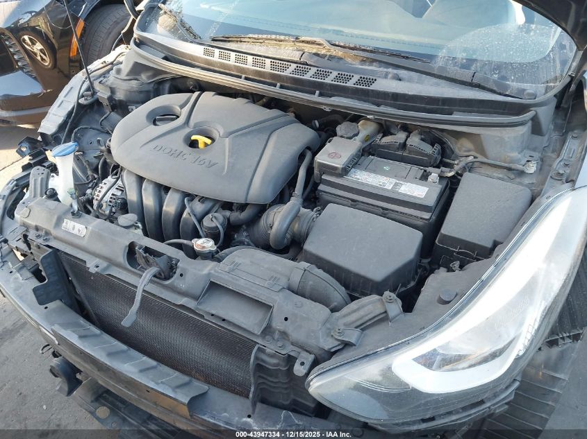 2014 Hyundai Elantra Se VIN: 5NPDH4AE6EH483807 Lot: 43947334