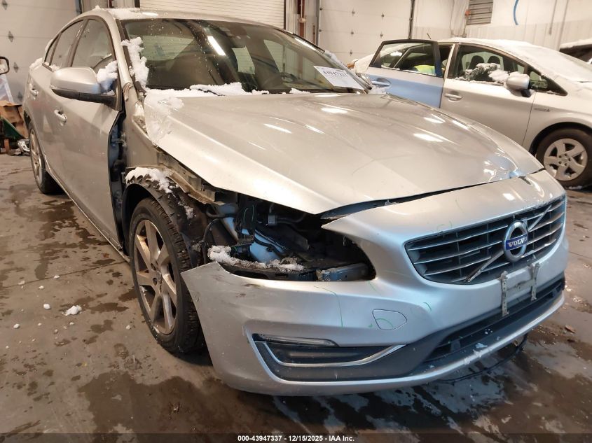2015 Volvo S60 T5 VIN: YV126MFJ6F2367474 Lot: 43947337