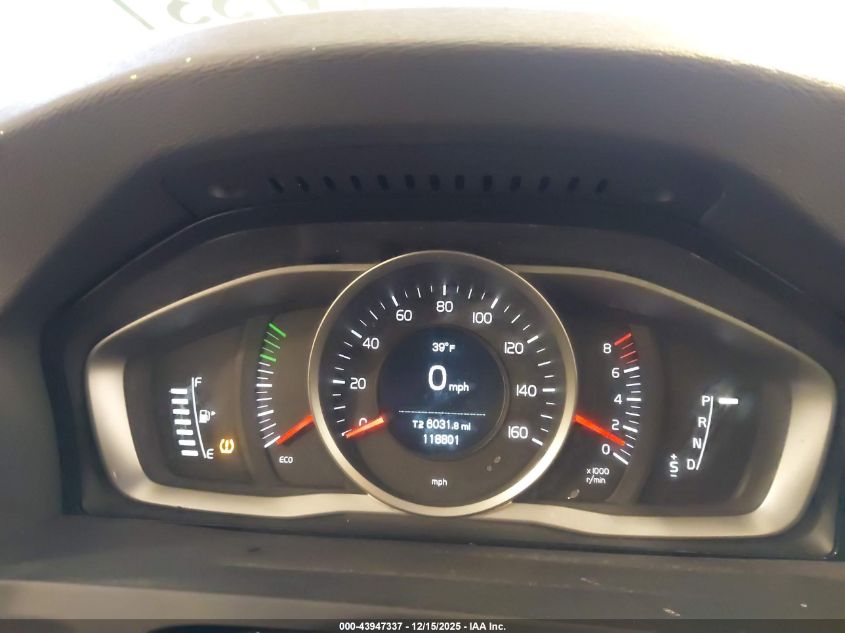 2015 Volvo S60 T5 VIN: YV126MFJ6F2367474 Lot: 43947337