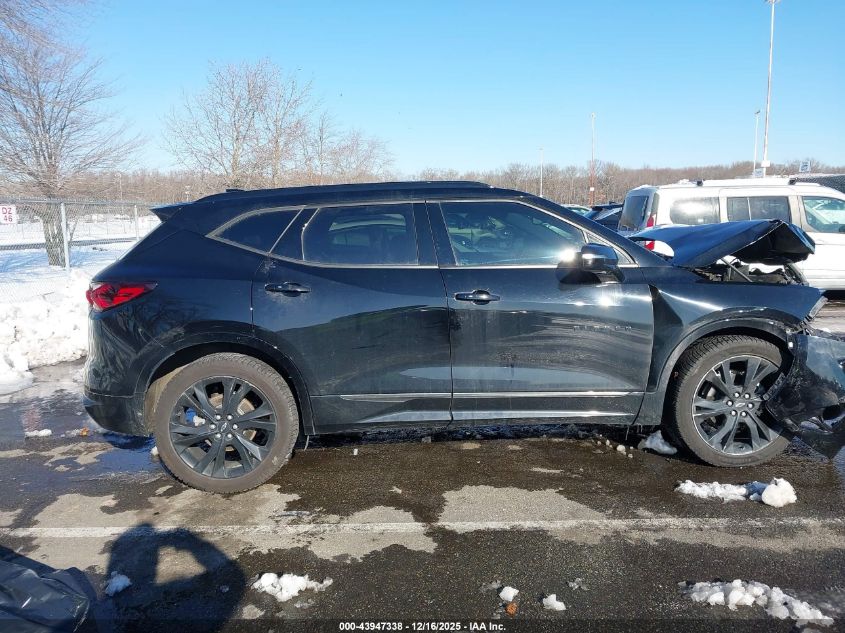2022 Chevrolet Blazer Awd Rs VIN: 3GNKBKRS9NS222224 Lot: 43947338
