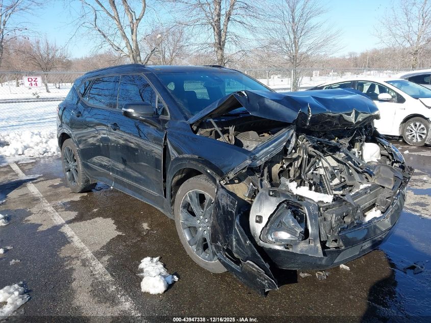 2022 Chevrolet Blazer Awd Rs VIN: 3GNKBKRS9NS222224 Lot: 43947338