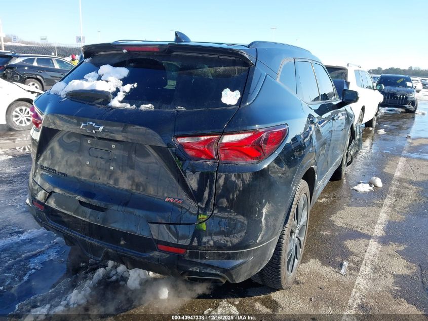 2022 Chevrolet Blazer Awd Rs VIN: 3GNKBKRS9NS222224 Lot: 43947338