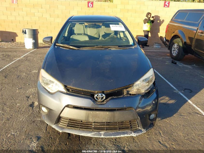 2014 Toyota Corolla Le Plus VIN: 5YFBURHE9EP068313 Lot: 43947368