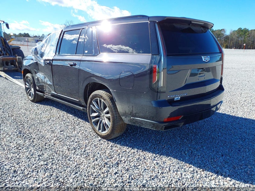 Vin: 1gys4pkl4pr195968, lot: 44443020, cadillac escalade esv 4wd sport 20233