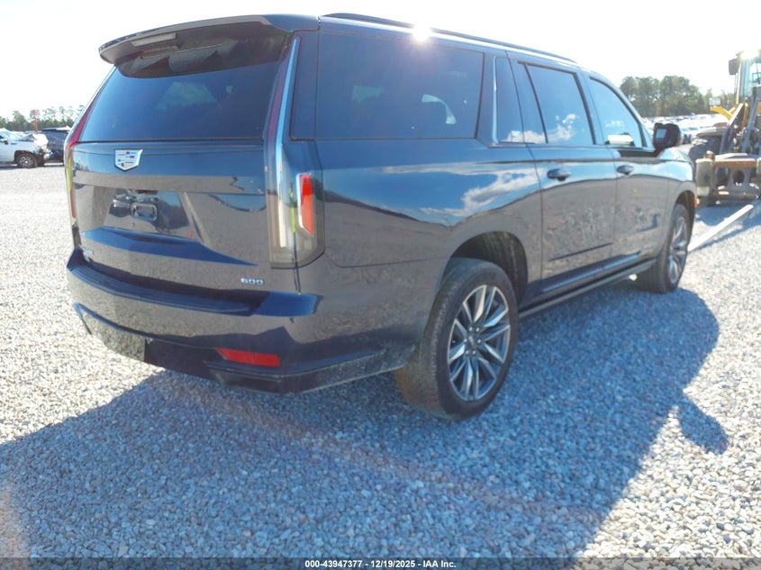 Vin: 1gys4pkl4pr195968, lot: 44443020, cadillac escalade esv 4wd sport 20234