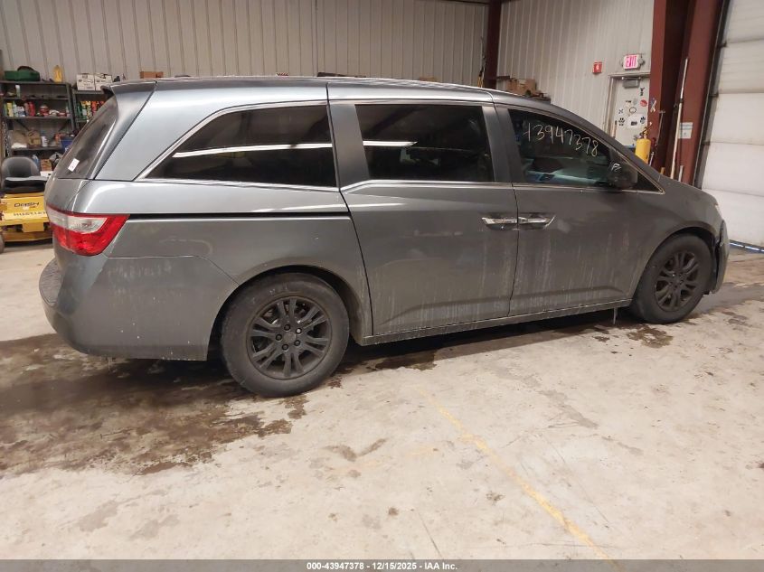 2011 Honda Odyssey Ex-L VIN: 5FNRL5H63BB050254 Lot: 43947378
