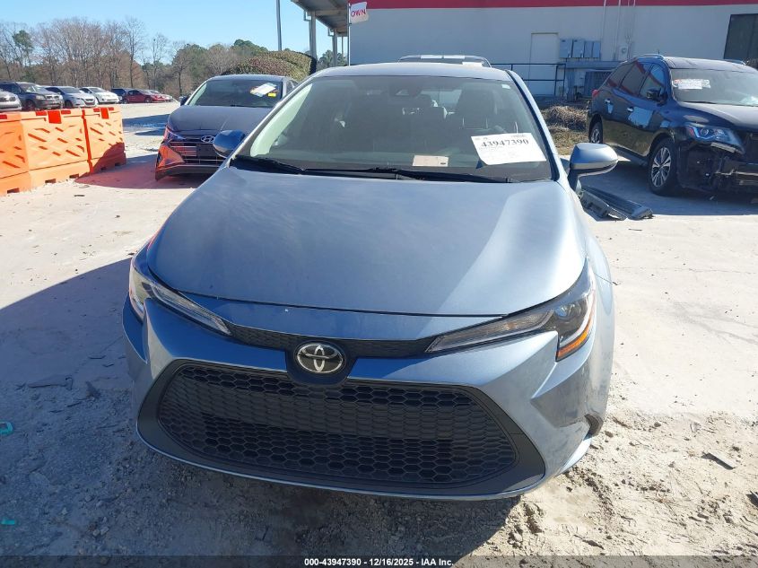 2021 Toyota Corolla Le VIN: JTDEPMAE5MJ123702 Lot: 43947390