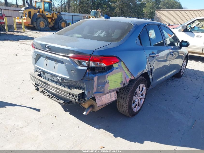 2021 Toyota Corolla Le VIN: JTDEPMAE5MJ123702 Lot: 43947390