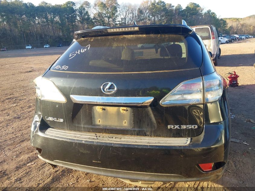 2010 Lexus Rx 350 VIN: 2T2ZK1BA1AC035467 Lot: 43947403