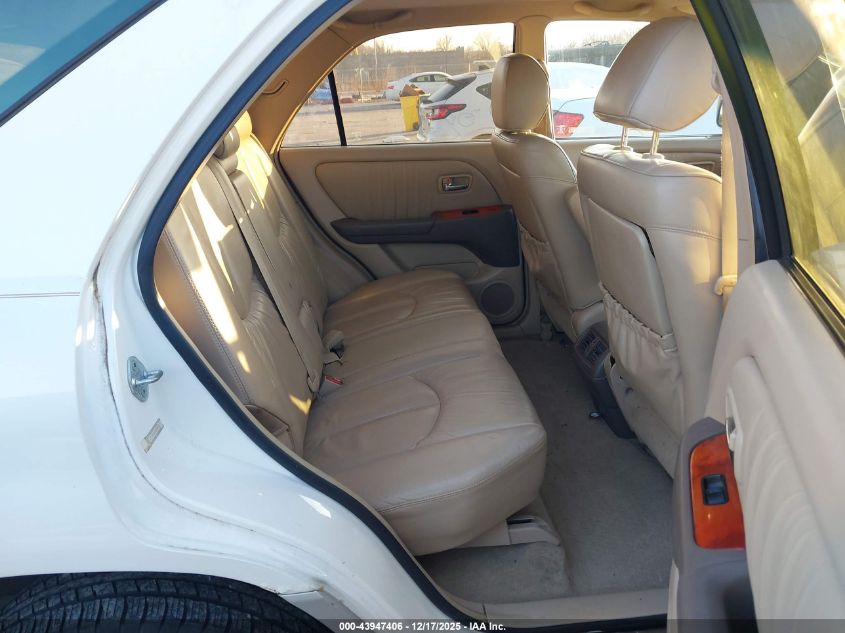 2002 Lexus Rx 300 VIN: JTJHF10U920283623 Lot: 43947406