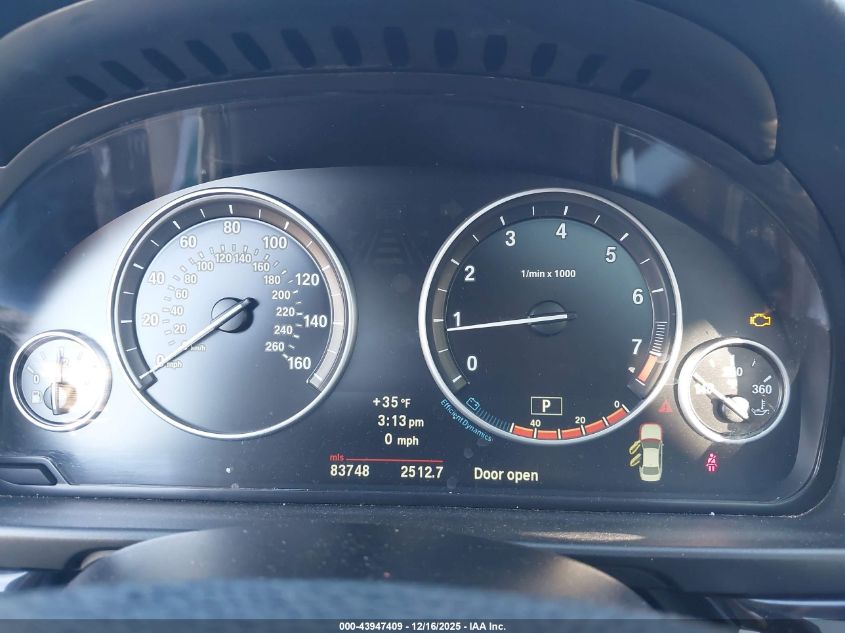 2012 BMW 528I xDrive VIN: WBAXH5C51CDW07689 Lot: 43947409