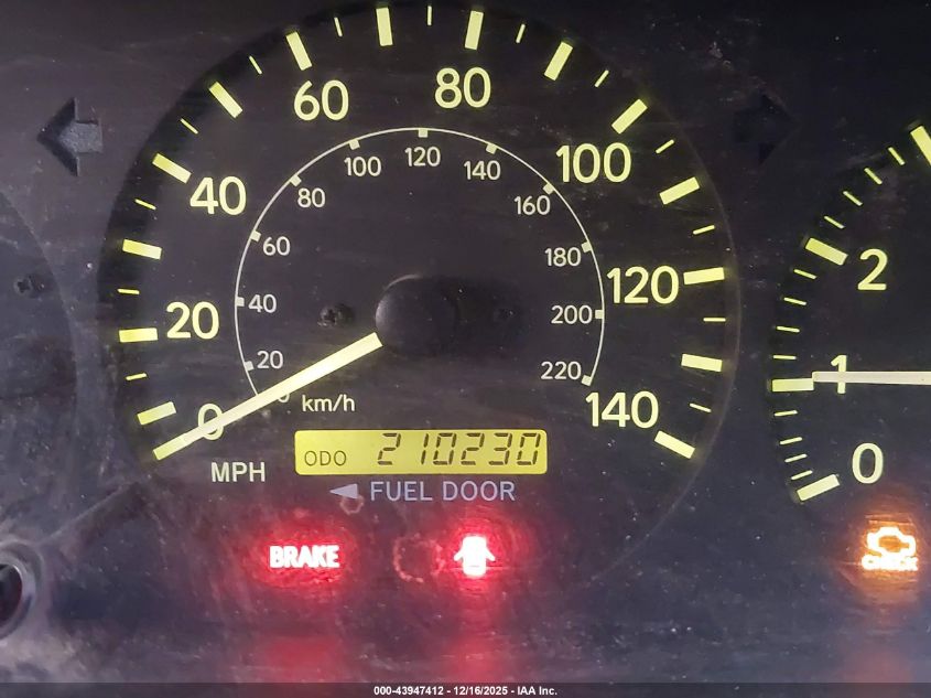 2000 Toyota Camry Le V6 VIN: JT2BF22K9Y0253324 Lot: 43947412