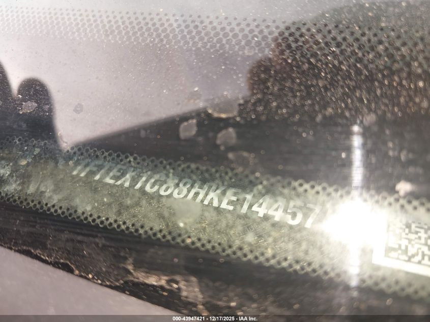 2017 Ford F-150 Xl VIN: 1FTEX1C88HKE14457 Lot: 43947421