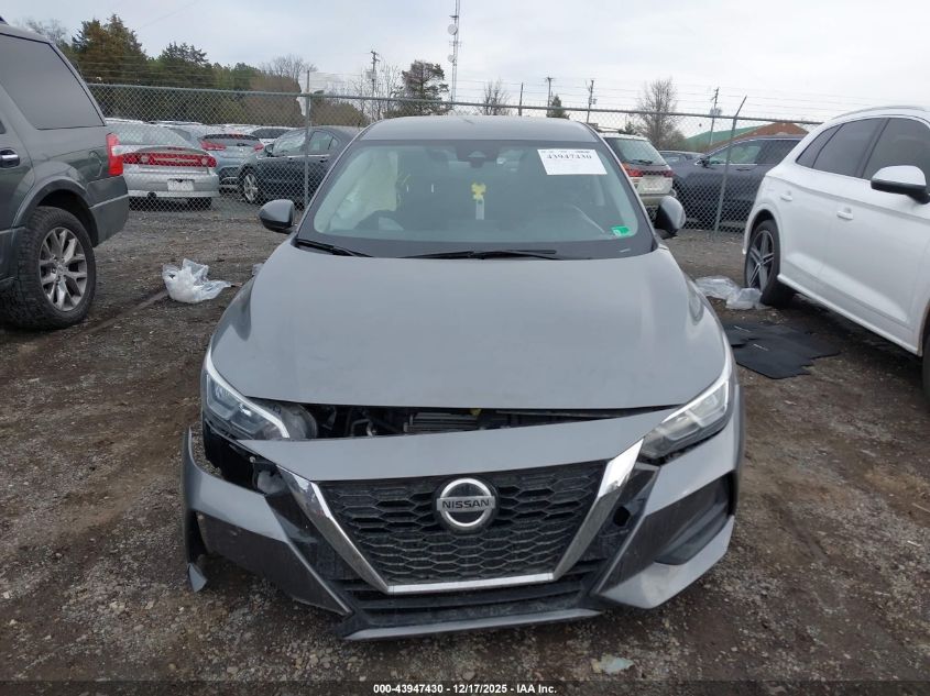 2021 Nissan Sentra S Xtronic Cvt VIN: 3N1AB8BV4MY302279 Lot: 43947430