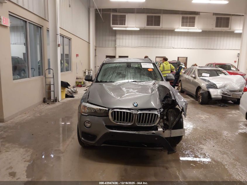 2017 BMW X3 xDrive28I VIN: 5UXWX9C55H0T07207 Lot: 43947436