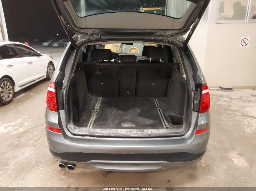 2017 BMW X3 xDrive28I VIN: 5UXWX9C55H0T07207 Lot: 43947436