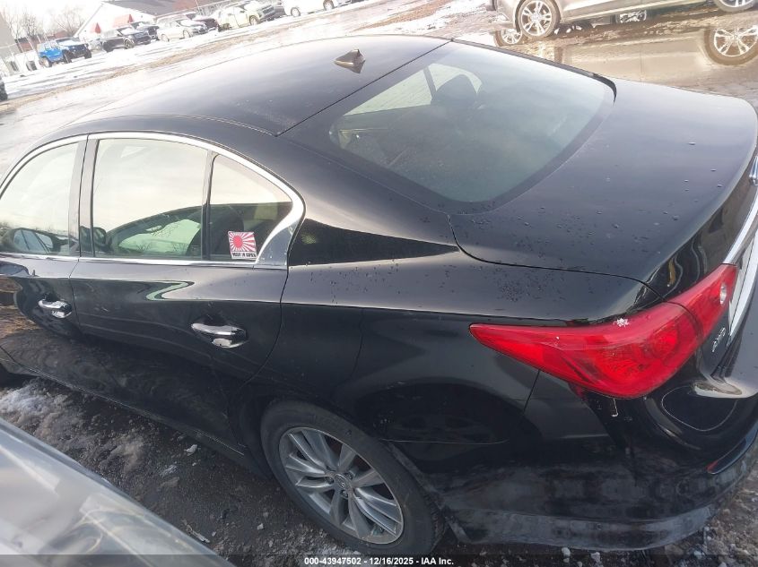 2015 Infiniti Q50 VIN: JN1BV7ARXFM396927 Lot: 43947502