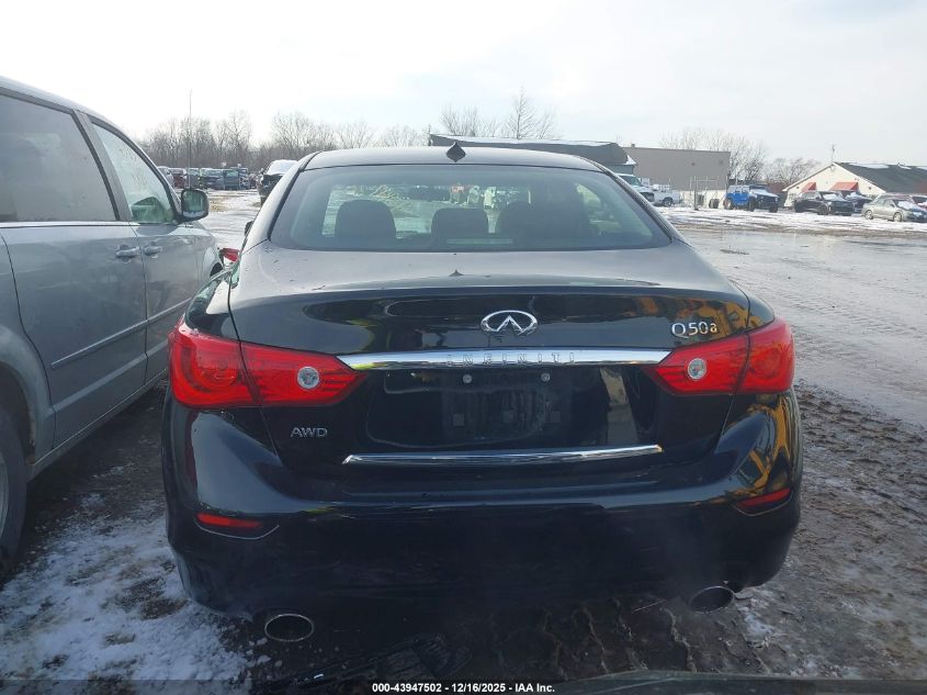 2015 Infiniti Q50 VIN: JN1BV7ARXFM396927 Lot: 43947502