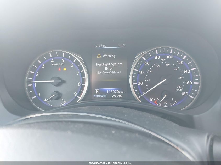 2015 Infiniti Q50 VIN: JN1BV7ARXFM396927 Lot: 43947502