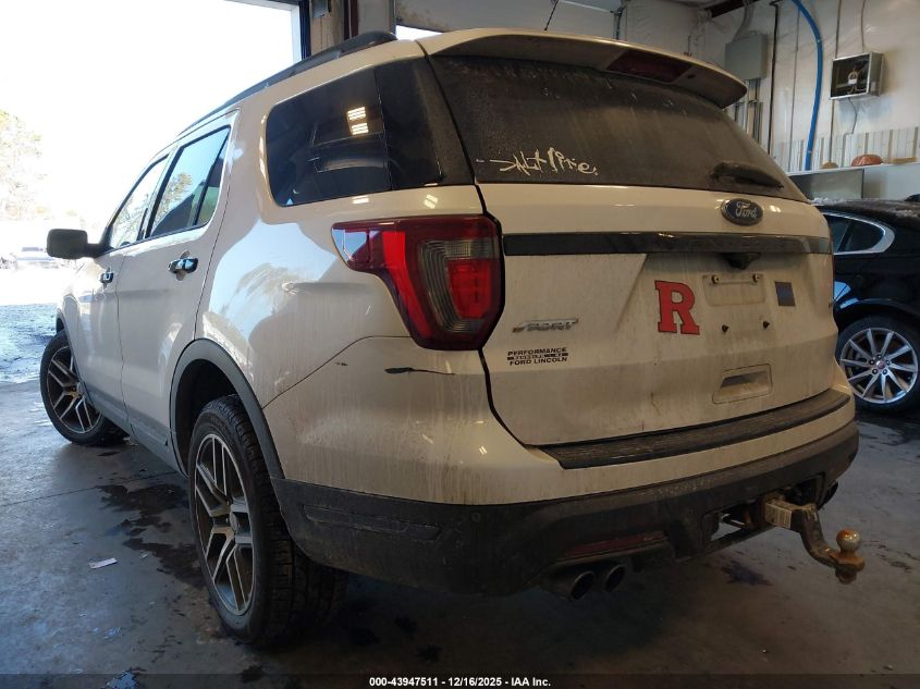 2018 Ford Explorer Sport VIN: 1FM5K8GT0JGB96296 Lot: 43947511