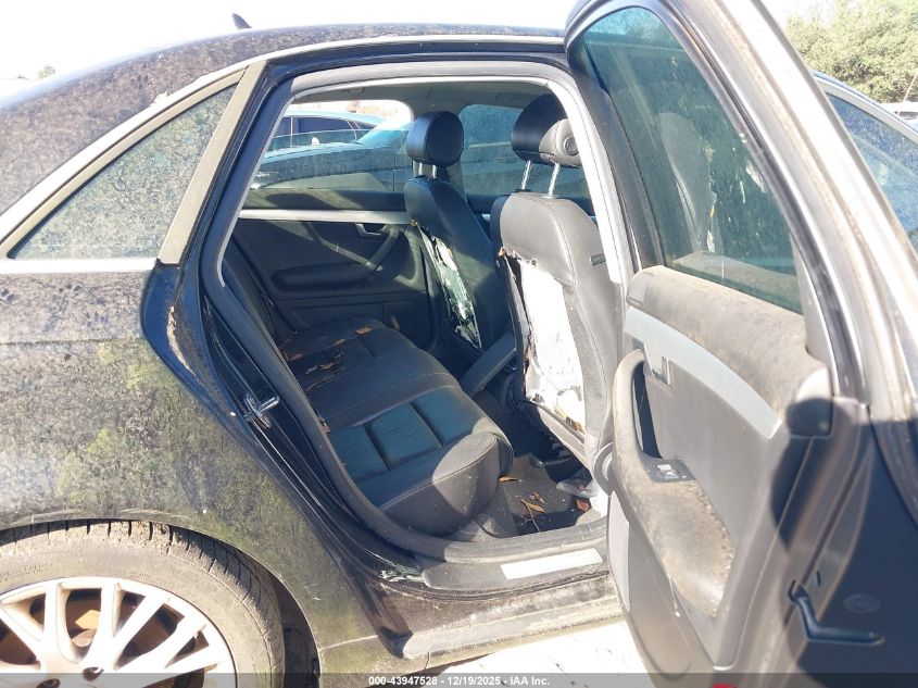 2008 Audi A4 2.0T/2.0T Special Edition VIN: WAUAF78E48A134377 Lot: 43947528