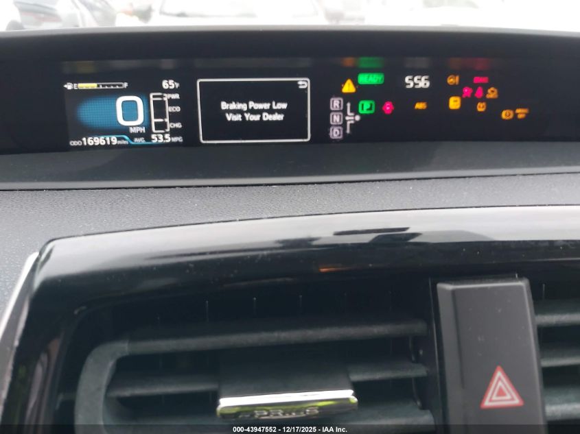 2016 Toyota Prius Three VIN: JTDKARFU1G3012834 Lot: 43947552