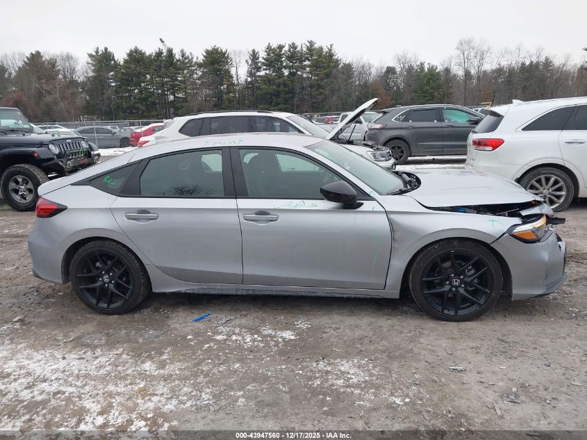 2025 Honda Civic Sedan Sport VIN: 19XFL2H8XSE031984 Lot: 43947560