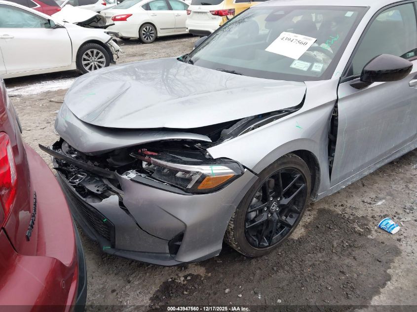 2025 Honda Civic Sedan Sport VIN: 19XFL2H8XSE031984 Lot: 43947560