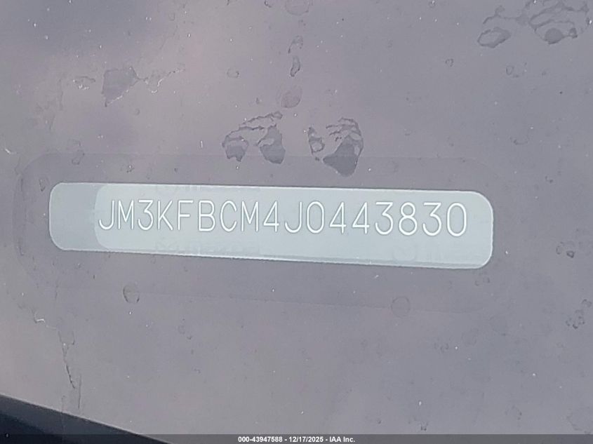 2018 Mazda Cx-5 Touring VIN: JM3KFBCM4J0443830 Lot: 43947588