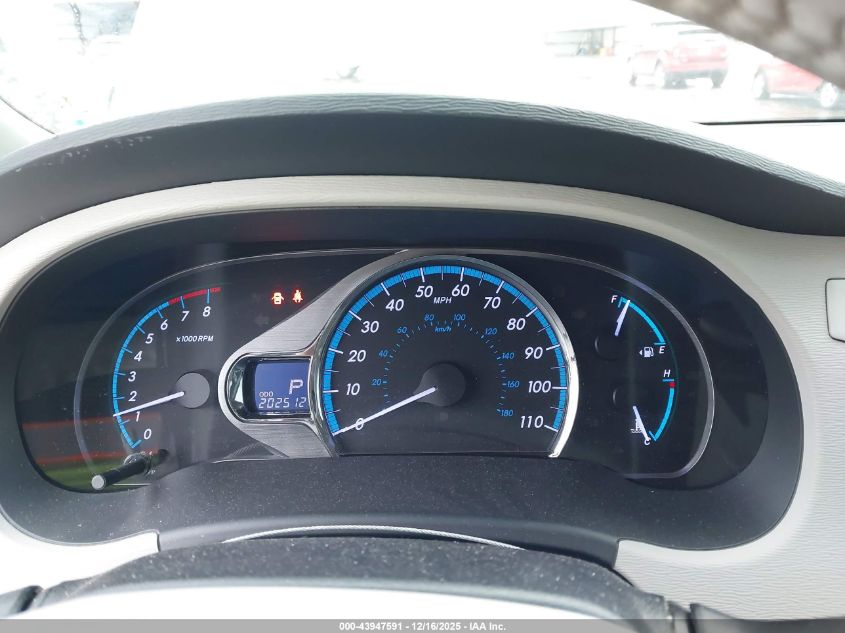 2013 Toyota Sienna Xle V6 8 Passenger VIN: 5TDYK3DC8DS361000 Lot: 43947591