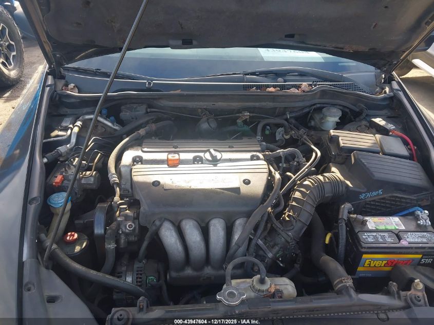 2003 Honda Accord 2.4 Lx VIN: 1HGCM563X3A080018 Lot: 43947604