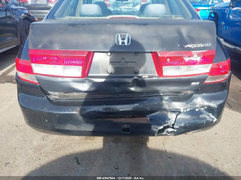 2003 Honda Accord 2.4 Lx VIN: 1HGCM563X3A080018 Lot: 43947604