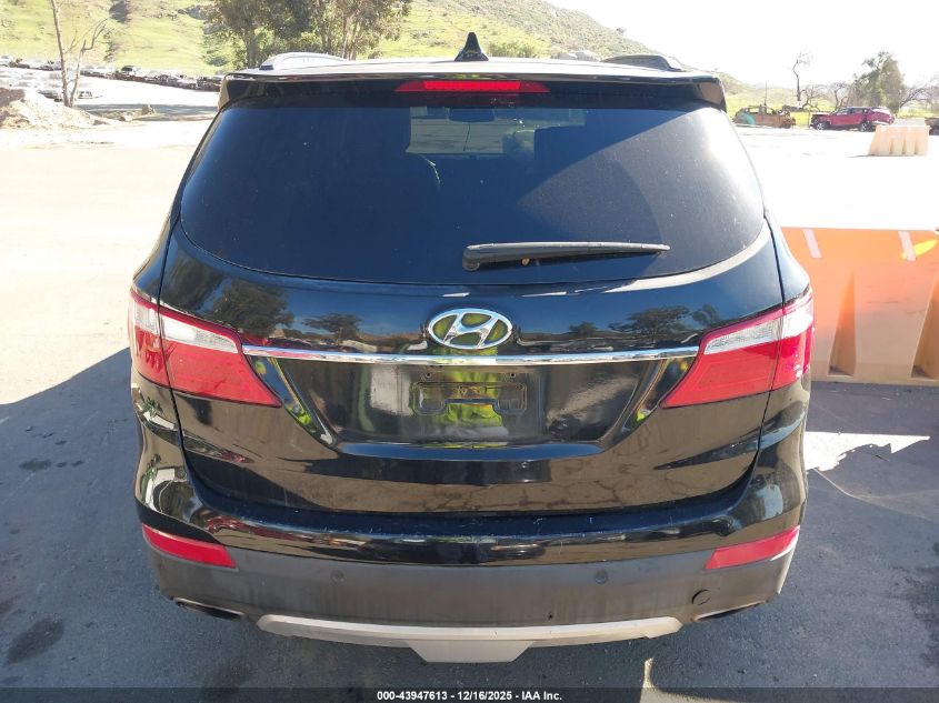 2016 Hyundai Santa Fe Limited VIN: KM8SR4HFXGU132163 Lot: 43947613