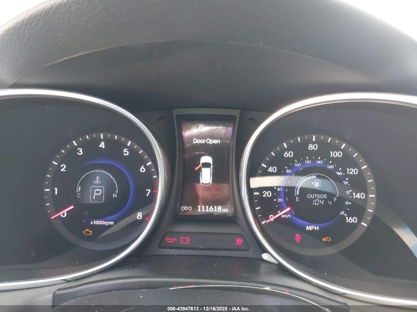 2016 Hyundai Santa Fe Limited VIN: KM8SR4HFXGU132163 Lot: 43947613