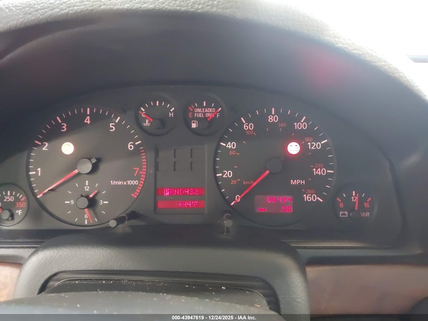 1998 Audi A4 2.8 VIN: WAUED28D6WA199472 Lot: 43947619