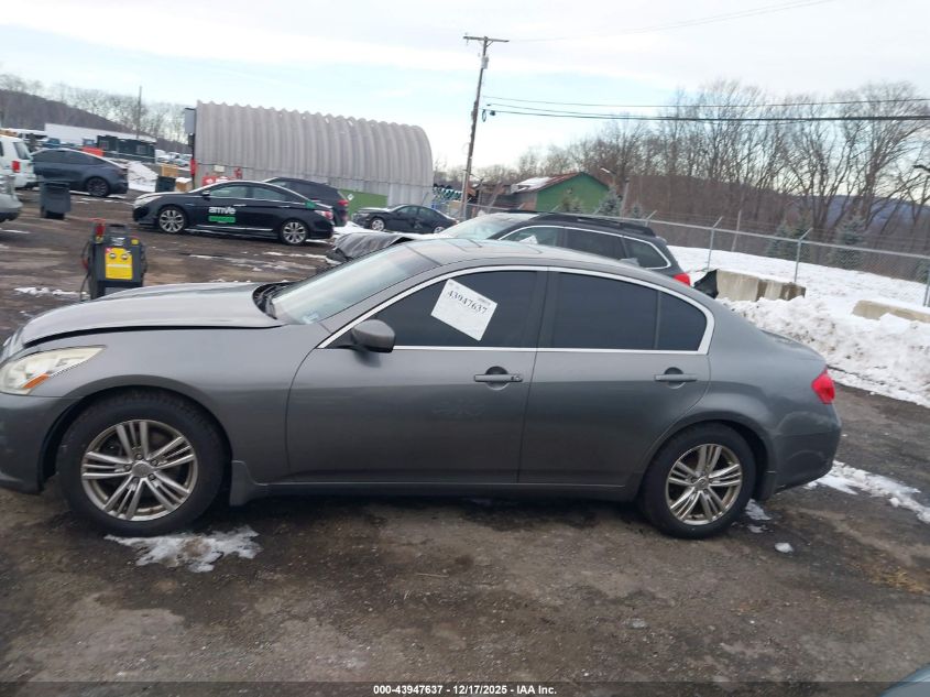 2013 Infiniti G37X VIN: JN1CV6ARXDM768827 Lot: 43947637