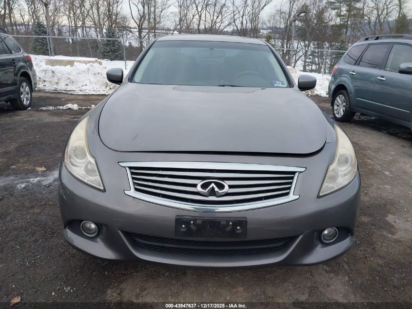 2013 Infiniti G37X VIN: JN1CV6ARXDM768827 Lot: 43947637