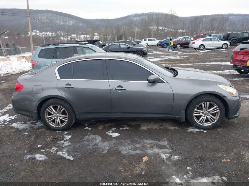 2013 Infiniti G37X VIN: JN1CV6ARXDM768827 Lot: 43947637