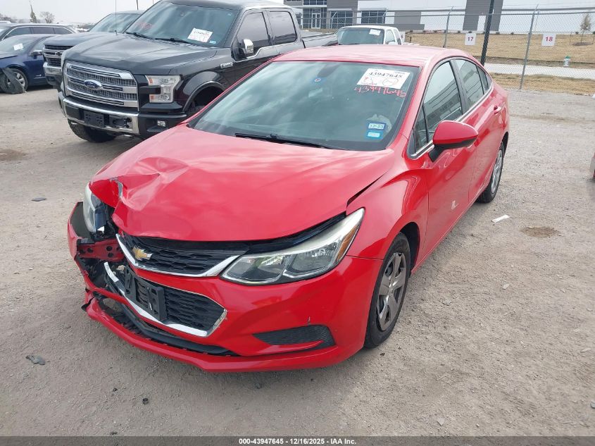 2017 Chevrolet Cruze Ls Auto VIN: 1G1BC5SM9H7128620 Lot: 43947645
