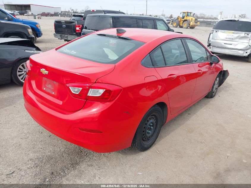 2017 Chevrolet Cruze Ls Auto VIN: 1G1BC5SM9H7128620 Lot: 43947645