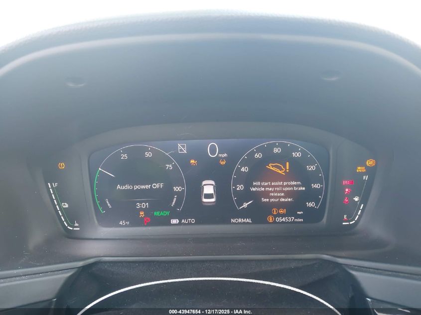 2023 Honda Accord Hybrid Touring VIN: 1HGCY2F81PA001775 Lot: 43947654