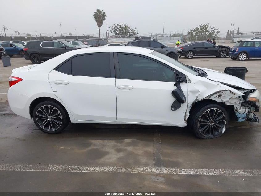 2016 Toyota Corolla S Plus VIN: 5YFBURHE2GP460245 Lot: 43947663