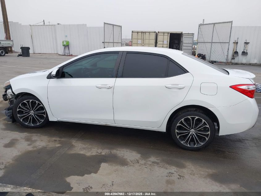 2016 Toyota Corolla S Plus VIN: 5YFBURHE2GP460245 Lot: 43947663