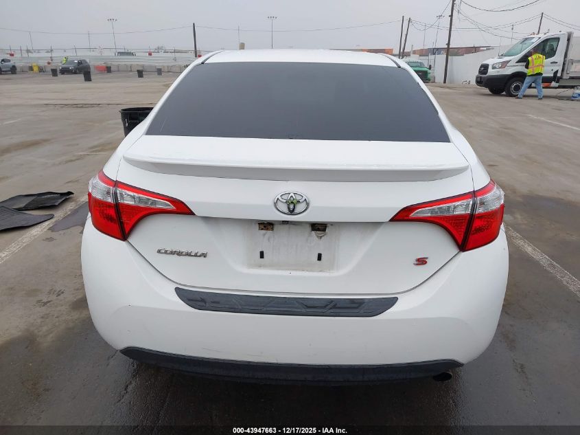 2016 Toyota Corolla S Plus VIN: 5YFBURHE2GP460245 Lot: 43947663