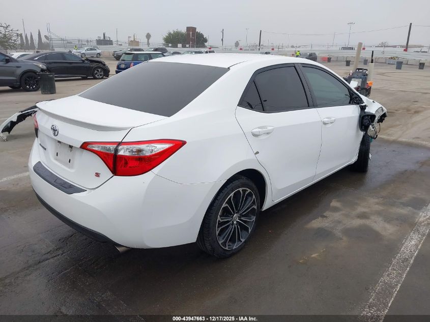 2016 Toyota Corolla S Plus VIN: 5YFBURHE2GP460245 Lot: 43947663