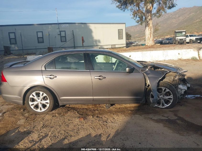 2012 Ford Fusion Se VIN: 3FAHP0HA9CR259804 Lot: 43947686