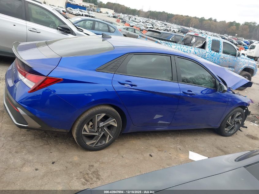 2025 Hyundai Elantra Sel Sport VIN: KMHLM4DG8SU876838 Lot: 43947694