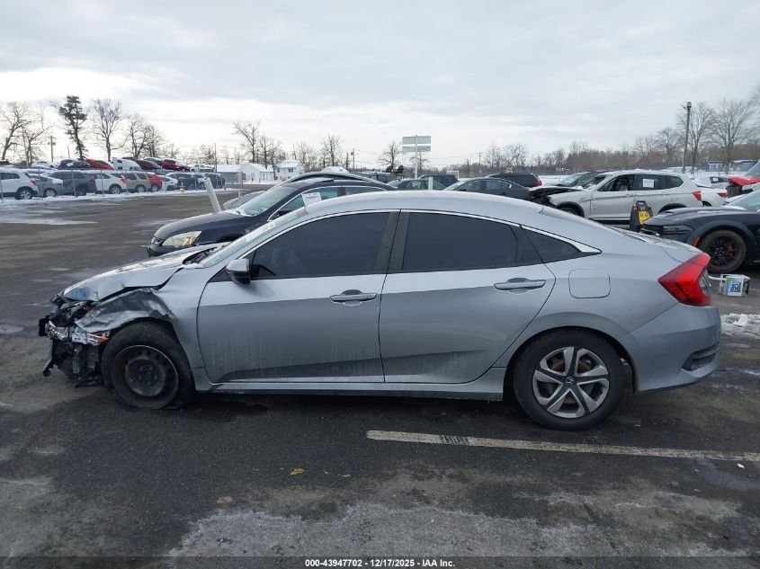 2018 Honda Civic Lx VIN: 19XFC2E59JE009256 Lot: 43947702
